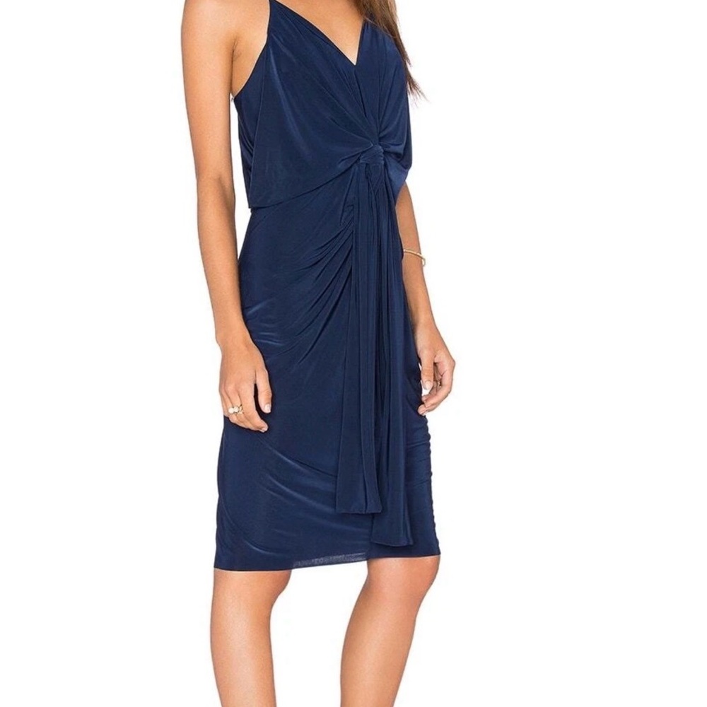 MISA LOS ANGELES Domino Dress in Navy